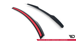 Heck Spoiler Aufsatz Abrisskante passend für Land Rover Range Rover Sport Mk2 schwarz Hochglanz