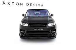 Cup Spoilerlippe Front Ansatz passend für Land Rover Range Rover Sport Mk2 schwarz Hochglanz