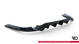Mittlerer Cup Diffusor Heck Ansatz DTM Look passend für Land Rover Range Rover Sport Mk2 schwarz Hochglanz