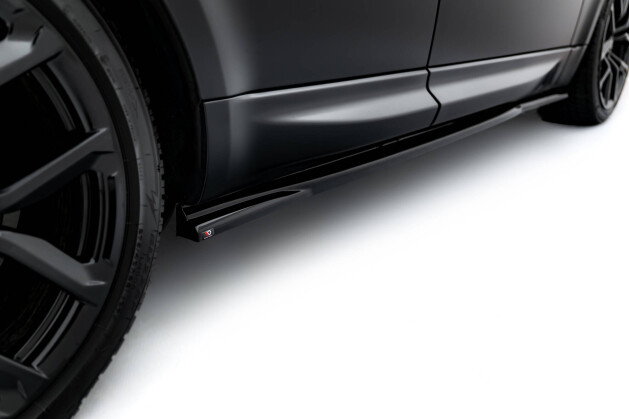Seitenschweller Ansatz Cup Leisten passend für Land Rover Range Rover Sport Mk2 schwarz Hochglanz