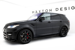 Seitenschweller Ansatz Cup Leisten passend für Land Rover Range Rover Sport Mk2 schwarz Hochglanz