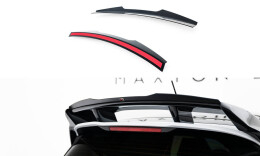 Heck Spoiler Aufsatz Abrisskante passend für Ford Fiesta ST / ST-Line Mk8 / Mk8 Facelift (passend für Spoiler FO-FI-8-ST-FH1FP) schwarz Hochglanz