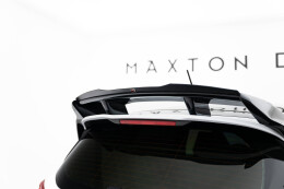 Heck Spoiler Aufsatz Abrisskante passend für Ford Fiesta ST / ST-Line Mk8 / Mk8 Facelift (passend für Spoiler FO-FI-8-ST-FH1FP) schwarz Hochglanz