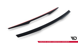 Heck Spoiler Aufsatz Abrisskante passend für Ford Fiesta ST / ST-Line Mk8 / Mk8 Facelift (passend für Spoiler FO-FI-8-ST-FH1FP) schwarz Hochglanz