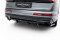 Mittlerer Cup Diffusor Heck Ansatz DTM Look passend für Audi Q7 S-Line Mk2 Facelift 2 schwarz Hochglanz