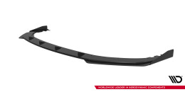 Street Pro Cup Spoilerlippe Front Ansatz + Flaps für BMW M135i F70 schwarz Hochglanz