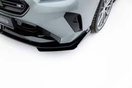 Street Pro Cup Spoilerlippe Front Ansatz passend für BMW 1er M-Paket F70 SCHWARZ+ HOCHGLANZ FLAPS