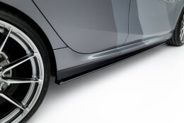 Street Pro Seitenschweller Ansatz Cup Leisten passend für BMW 1er M-Paket F70 SCHWARZ