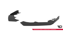 Front Stoßstange Flaps für Flaps BMW M135i F70 schwarz Hochglanz