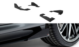 Seitenschweller Flaps passend für BMW M135i F70 schwarz Hochglanz