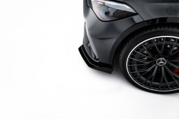Street Pro Cup Spoilerlippe Front Ansatz passend für Mercedes-AMG CLE 53 C236 ROT+ HOCHGLANZ FLAPS