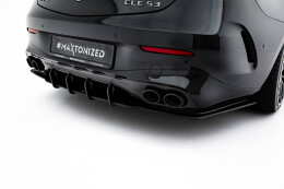 Street Pro Heckschürze Heck Ansatz Diffusor passend für Mercedes-AMG CLE 53 C236 SCHWARZ