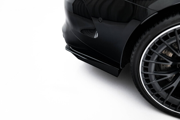Street Pro Heckschürze Heck Ansatz Diffusor + Flaps passend für Mercedes-AMG CLE 53 C236 SCHWARZ-ROT