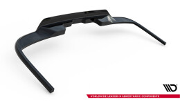 Mittlerer Cup Diffusor Heck Ansatz DTM Look passend für VW Multivan Lang T7 schwarz Hochglanz