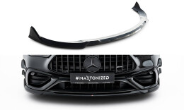 Cup Spoilerlippe Front Ansatz V.1 für Mercedes-AMG CLE 53 C236 schwarz Hochglanz