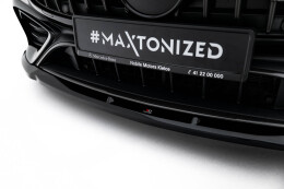 Cup Spoilerlippe Front Ansatz V.2 passend für Mercedes-AMG CLE 53 C236 schwarz Hochglanz