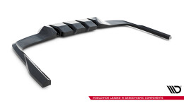 Mittlerer Cup Diffusor Heck Ansatz DTM Look passend für Mercedes-AMG CLE 53 C236 schwarz Hochglanz