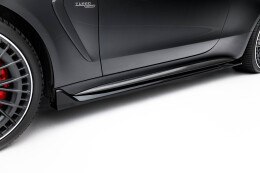 Seitenschweller Ansatz Cup Leisten passend für Mercedes-AMG CLE 53 C236 schwarz Hochglanz