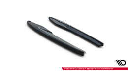 Heck Ansatz Flaps Diffusor V.2 passend für Cupra Leon ST Mk1 schwarz Hochglanz