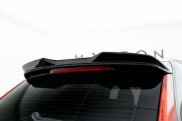 Heck Spoiler Aufsatz Abrisskante 3D passend für Volvo XC60 Mk2 schwarz Hochglanz