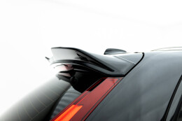 Heck Spoiler Aufsatz Abrisskante 3D passend für Volvo XC60 Mk2 schwarz Hochglanz