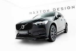 Cup Spoilerlippe Front Ansatz passend für Volvo XC60 Mk2 schwarz Hochglanz