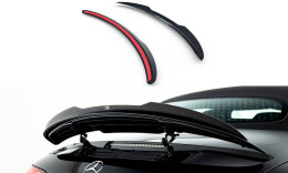 Heck Spoiler Aufsatz Abrisskante passend für Mercedes-AMG SL 63 R232 schwarz Hochglanz
