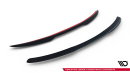 Heck Spoiler Aufsatz Abrisskante passend für Mercedes-AMG SL 63 R232 schwarz Hochglanz
