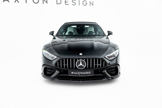 Cup Spoilerlippe Front Ansatz passend für Mercedes-AMG SL 63 R232 schwarz Hochglanz