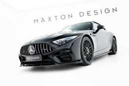 Cup Spoilerlippe Front Ansatz passend für Mercedes-AMG SL 63 R232 schwarz Hochglanz