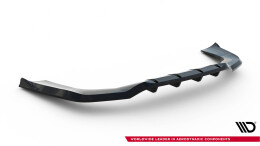 Mittlerer Cup Diffusor Heck Ansatz DTM Look passend für Mercedes-AMG SL 63 R232 schwarz Hochglanz