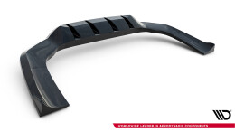 Mittlerer Cup Diffusor Heck Ansatz DTM Look passend für Mercedes-AMG SL 63 R232 schwarz Hochglanz