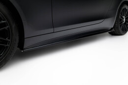 Seitenschweller Ansatz Cup Leisten passend für Mercedes-AMG SL 63 R232 schwarz Hochglanz