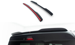 Heck Spoiler Aufsatz Abrisskante passend für Ford Tourneo Courier Mk2 schwarz Hochglanz