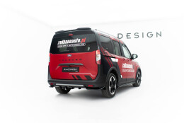 Heck Spoiler Aufsatz Abrisskante passend für Ford Tourneo Courier Mk2 schwarz Hochglanz