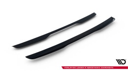 Heck Spoiler Aufsatz Abrisskante passend für Ford Tourneo Courier Mk2 schwarz Hochglanz