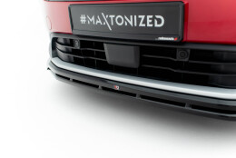 Cup Spoilerlippe Front Ansatz passend für Ford Tourneo Courier Mk2 schwarz Hochglanz