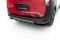 Mittlerer Cup Diffusor Heck Ansatz DTM Look passend für Ford Tourneo Courier Mk2 schwarz Hochglanz