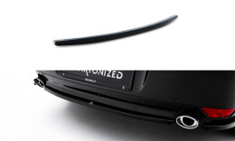 Mittlerer Cup Diffusor Heck Ansatz passend für Renault Laguna Hatchback GT Mk3 schwarz Hochglanz