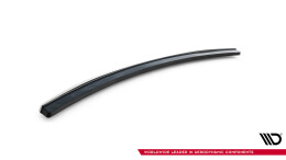 Mittlerer Cup Diffusor Heck Ansatz passend für Renault Laguna Hatchback GT Mk3 schwarz Hochglanz