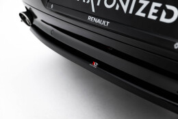 Street+ Mittlerer Diffusor Heck Ansatz passend für Renault Laguna Hatchback GT Mk3 schwarz Hochglanz