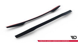 Heck Spoiler Aufsatz Abrisskante passend für Subaru Impreza WRX STI Mk3 Facelift schwarz Hochglanz