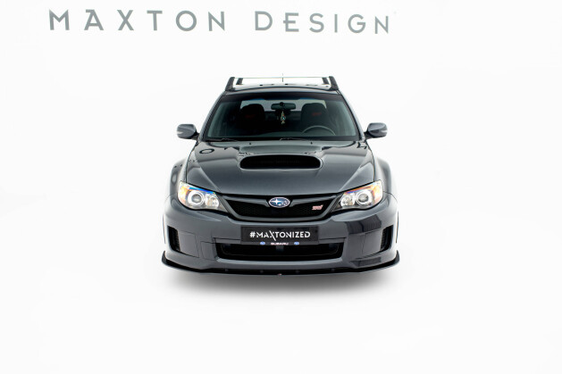 Street Pro Cup Spoilerlippe Front Ansatz für Subaru Impreza WRX STI Mk3 Facelift ROT
