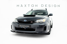Street Pro Cup Spoilerlippe Front Ansatz für Subaru Impreza WRX STI Mk3 Facelift ROT