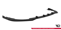 Street Pro Spoilerlippe Front Ansatz + Flaps passend für Subaru Impreza WRX STI Mk3 FL schwarz Hochglanz