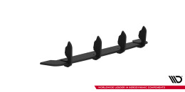 Street Pro Heckschürze Heck Ansatz Diffusor für Subaru Impreza WRX STI Mk3 Facelift SCHWARZ