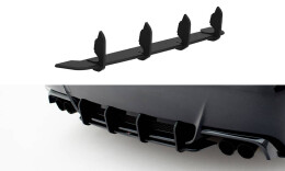 Street Pro Heckschürze Heck Ansatz Diffusor passend für Subaru Impreza WRX STI Mk3 Facelift SCHWARZ