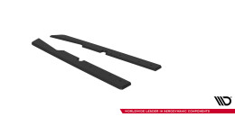 Street Pro Heck Ansatz Flaps Diffusor passend für Subaru Impreza WRX STI Mk3 Facelift SCHWARZ