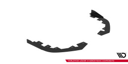 Front Stoßstange Flaps für Flaps Subaru Impreza WRX STI Mk3 Facelift schwarz Hochglanz