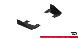 Hintere Seiten Flaps für Subaru Impreza WRX STI Mk3 Facelift schwarz Hochglanz